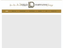 Tablet Screenshot of darwazehliving.com